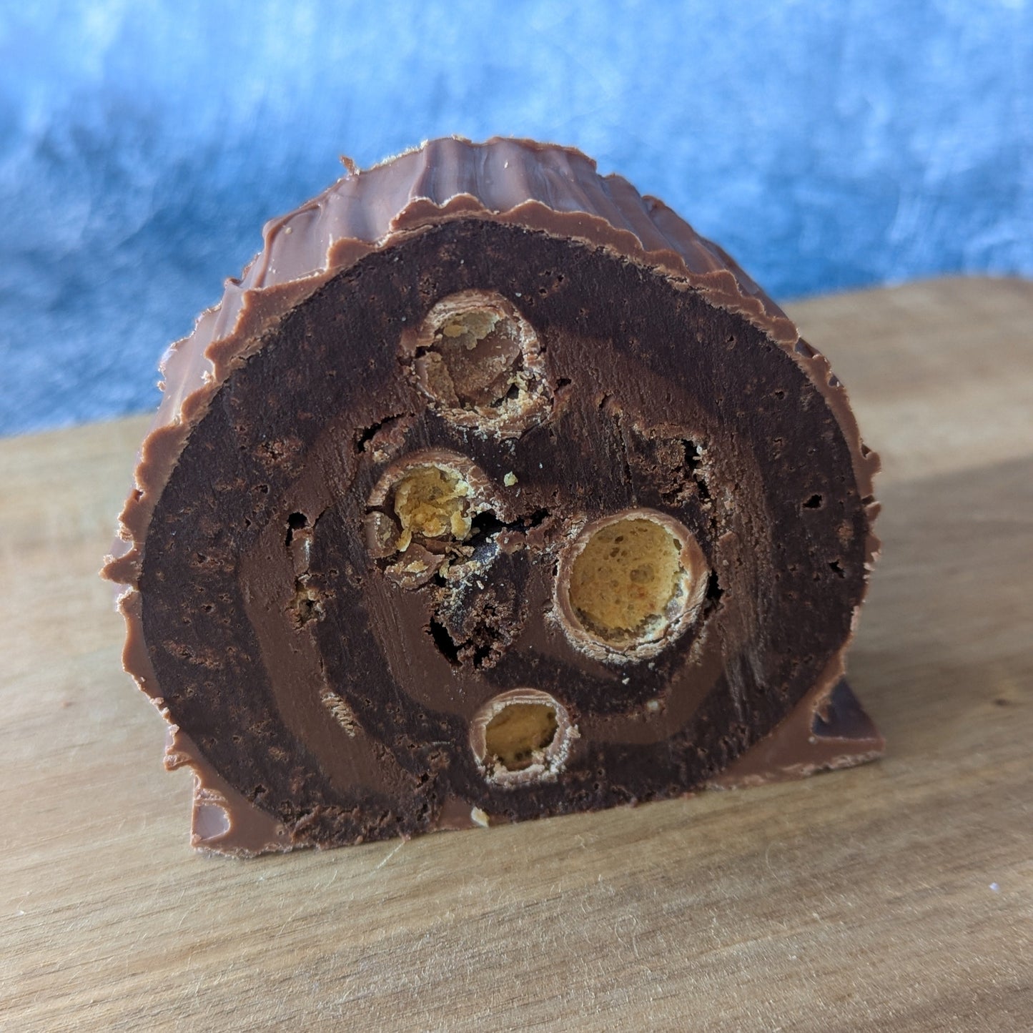 Malteser Brownie Log
