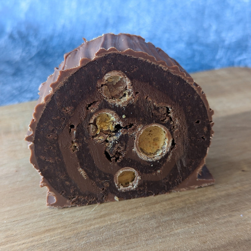 Malteser Brownie Log