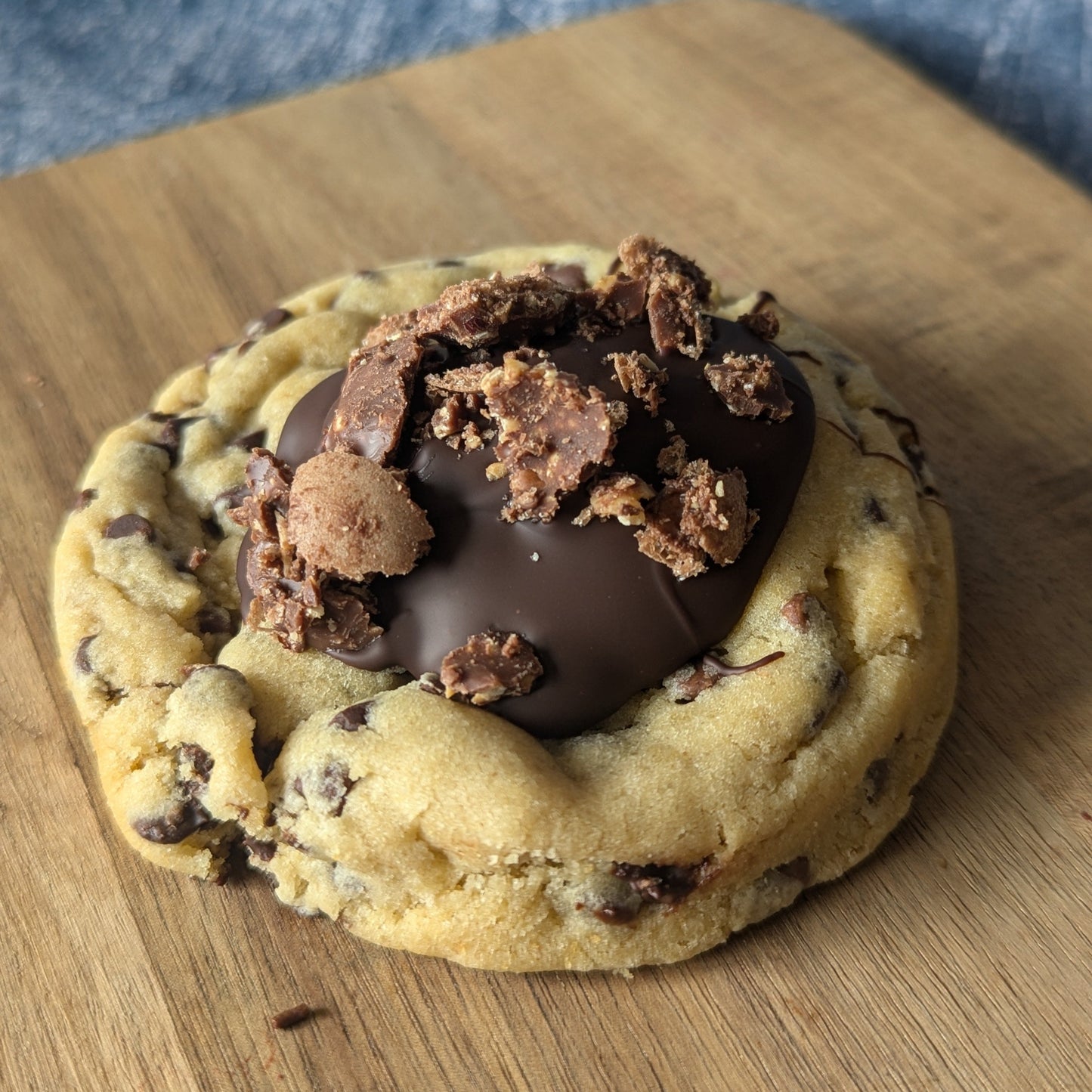 Ferrero Rocher Stuffed Cookie (Christmas)