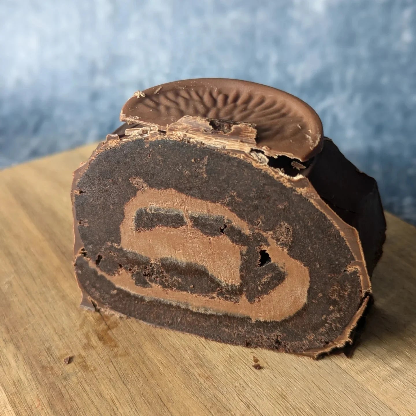 Chocolate Orange Brownie Log