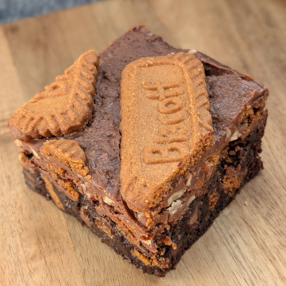 Biscoff Pecan Pie Brownie