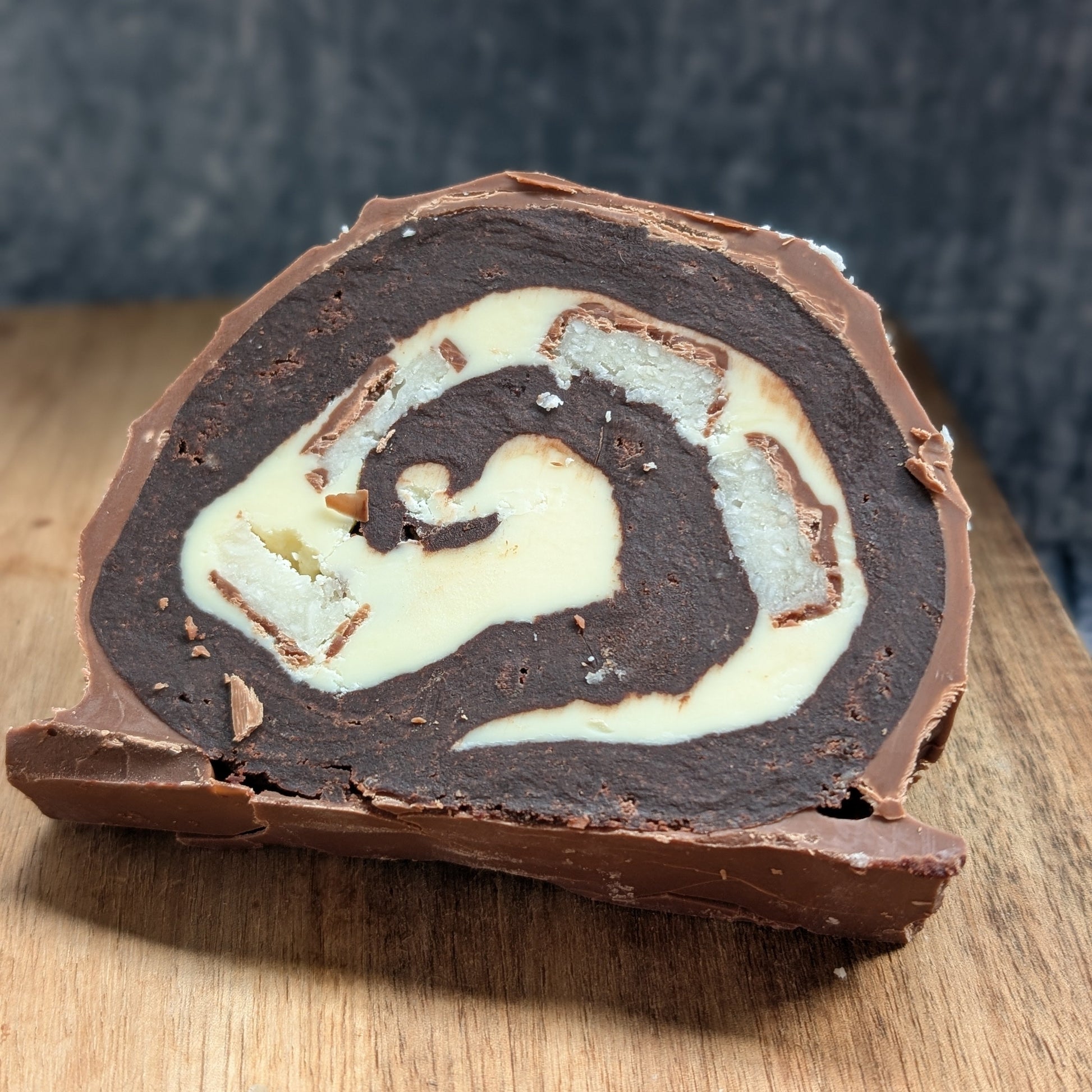 Bounty Brownie Log