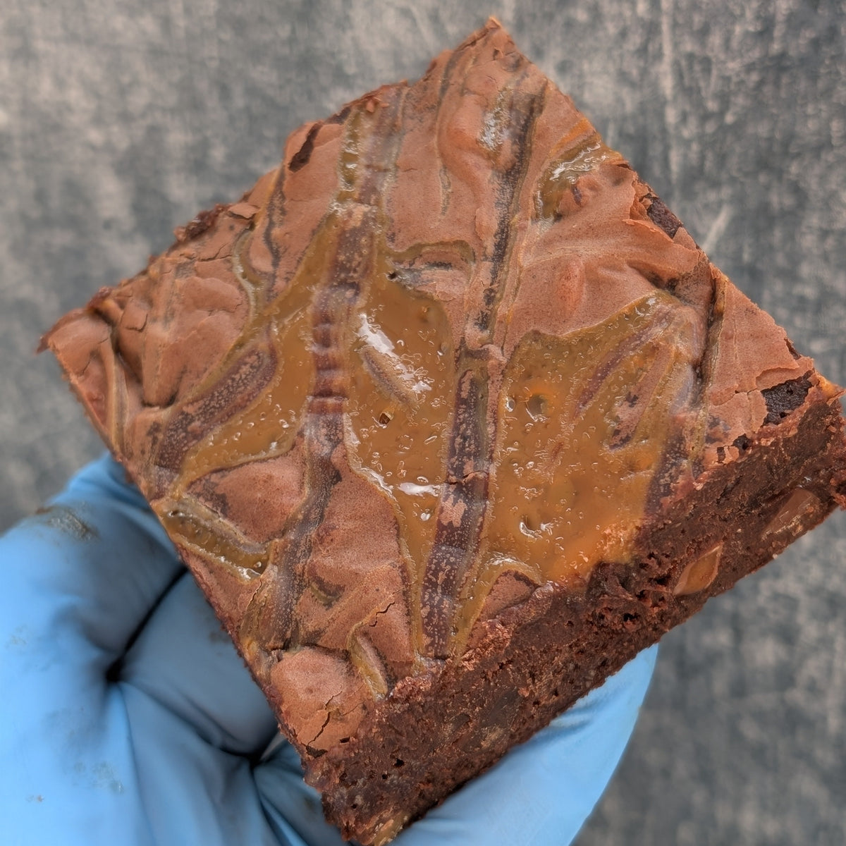 Caramel Daim Brownie