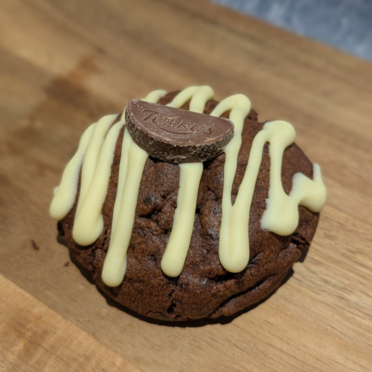 Chocolate Orange Stuffed Cookie