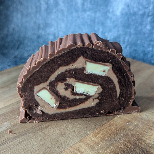 Kinder Brownie Log