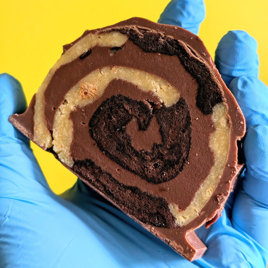 Milk Chocolate Brondie Log