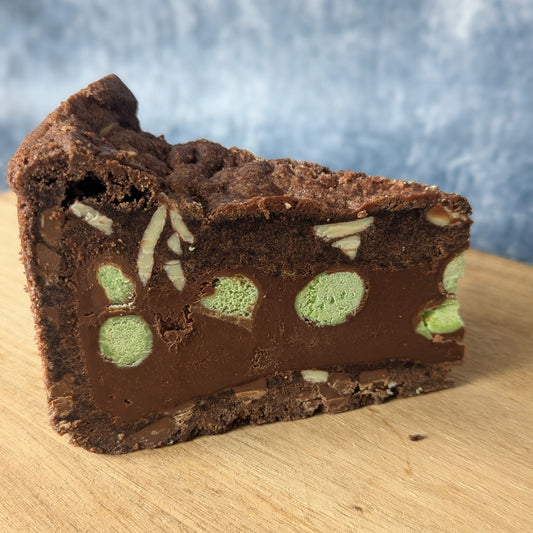 Mint Aero Cookie Pie