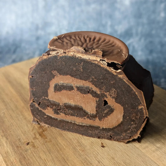 Chocolate Orange Brownie Log