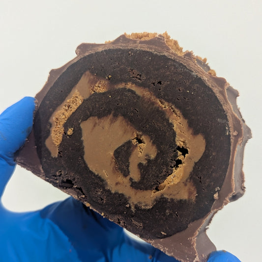 Biscoff Brownie Log (Christmas)